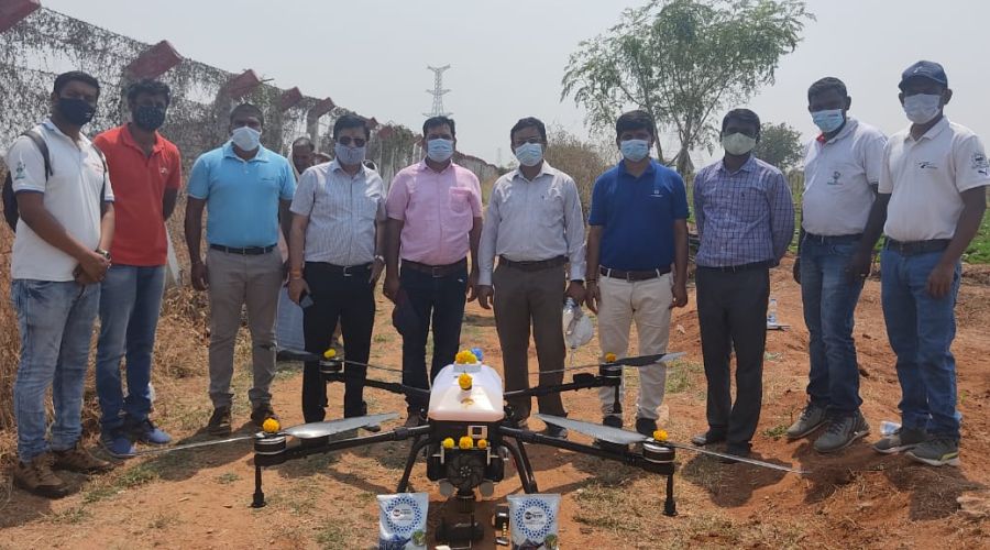 Coromandel International conducts Drone Trials in Hyderabad